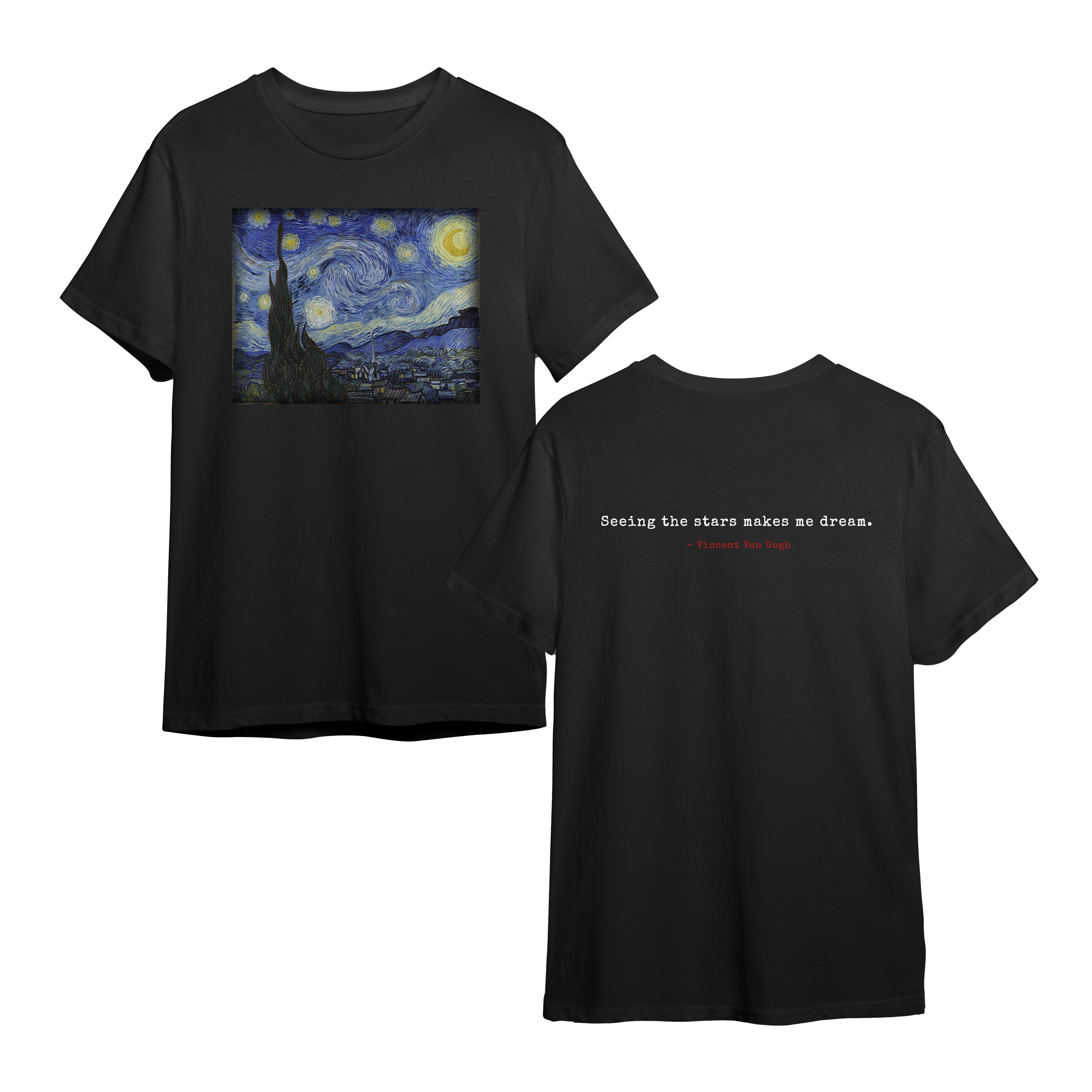 Starry Night – “Seeing the Stars” Quote Tee