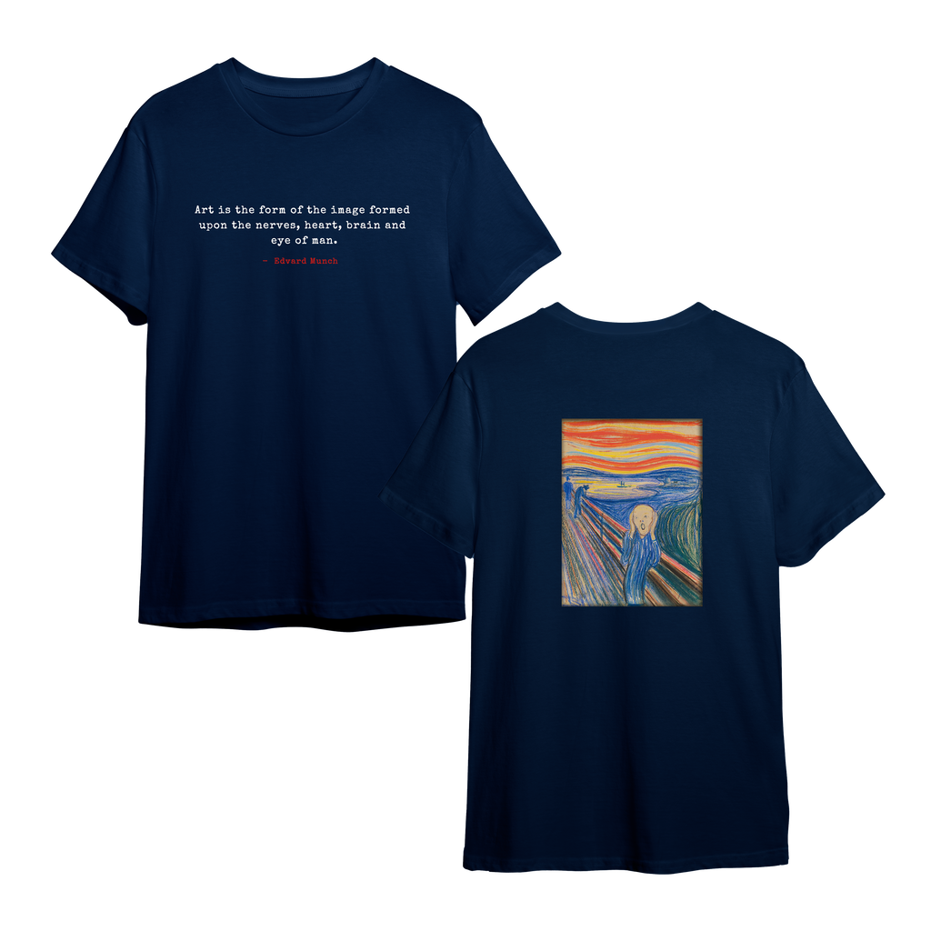 The Scream – “Art Is the Form” Tee (Edvard Munch)