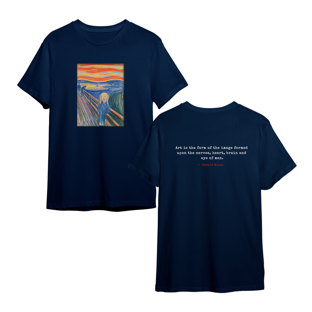 The Scream – “Art Is the Form” Tee (Edvard Munch)