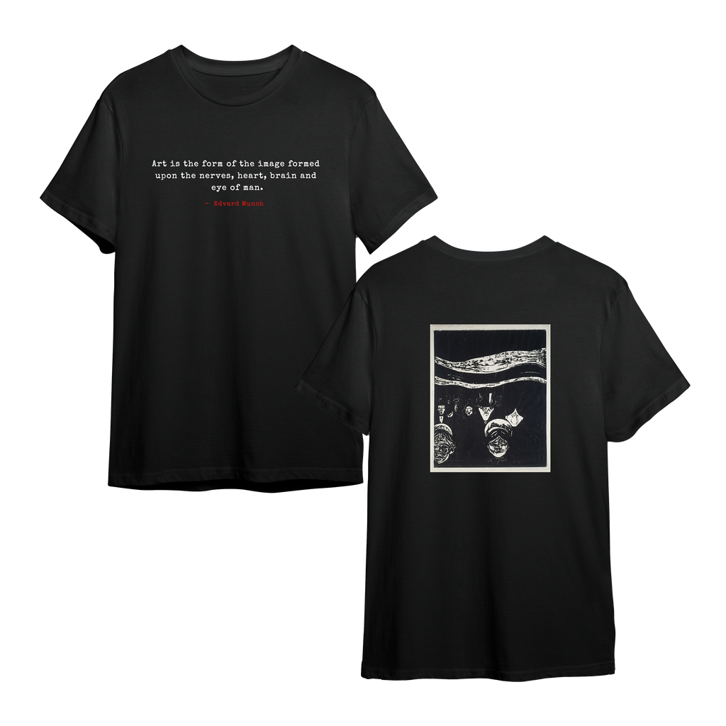Edvard Munch – “Art Is the Form” Quote Tee