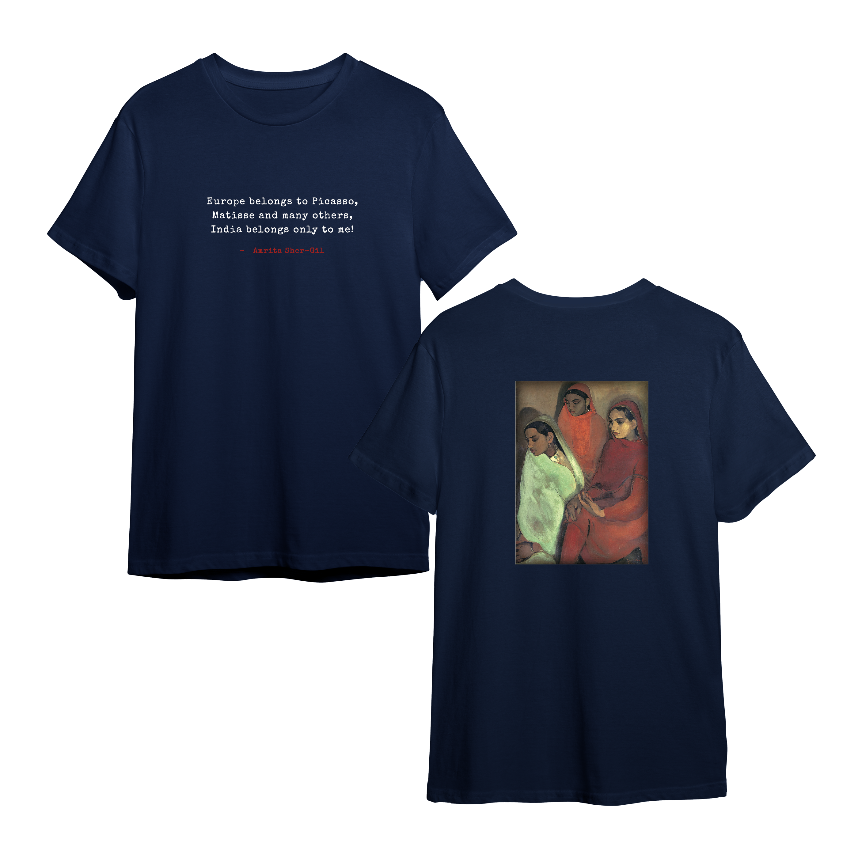 India Belongs to Me" – Amrita Sher-Gil Tribute Tee