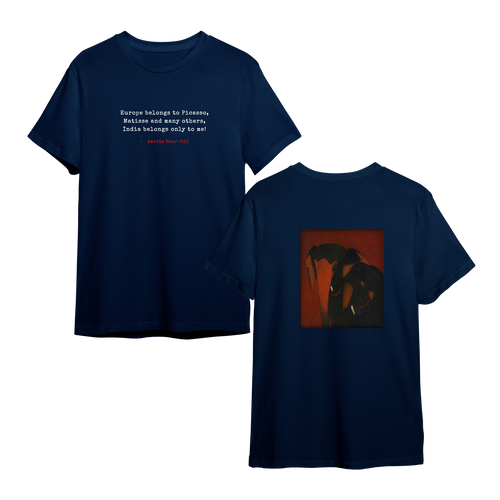 India Belongs to Me – Amrita Sher-Gil Elephant Tee