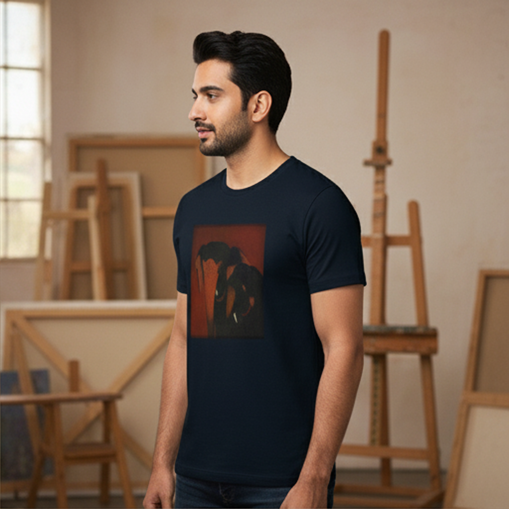 India Belongs to Me – Amrita Sher-Gil Elephant Tee