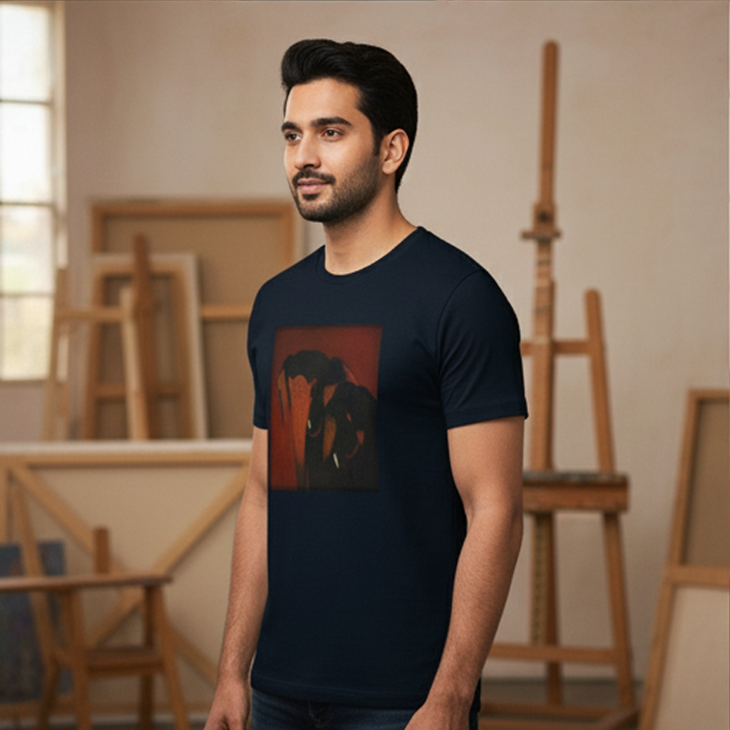 India Belongs to Me – Amrita Sher-Gil Elephant Tee