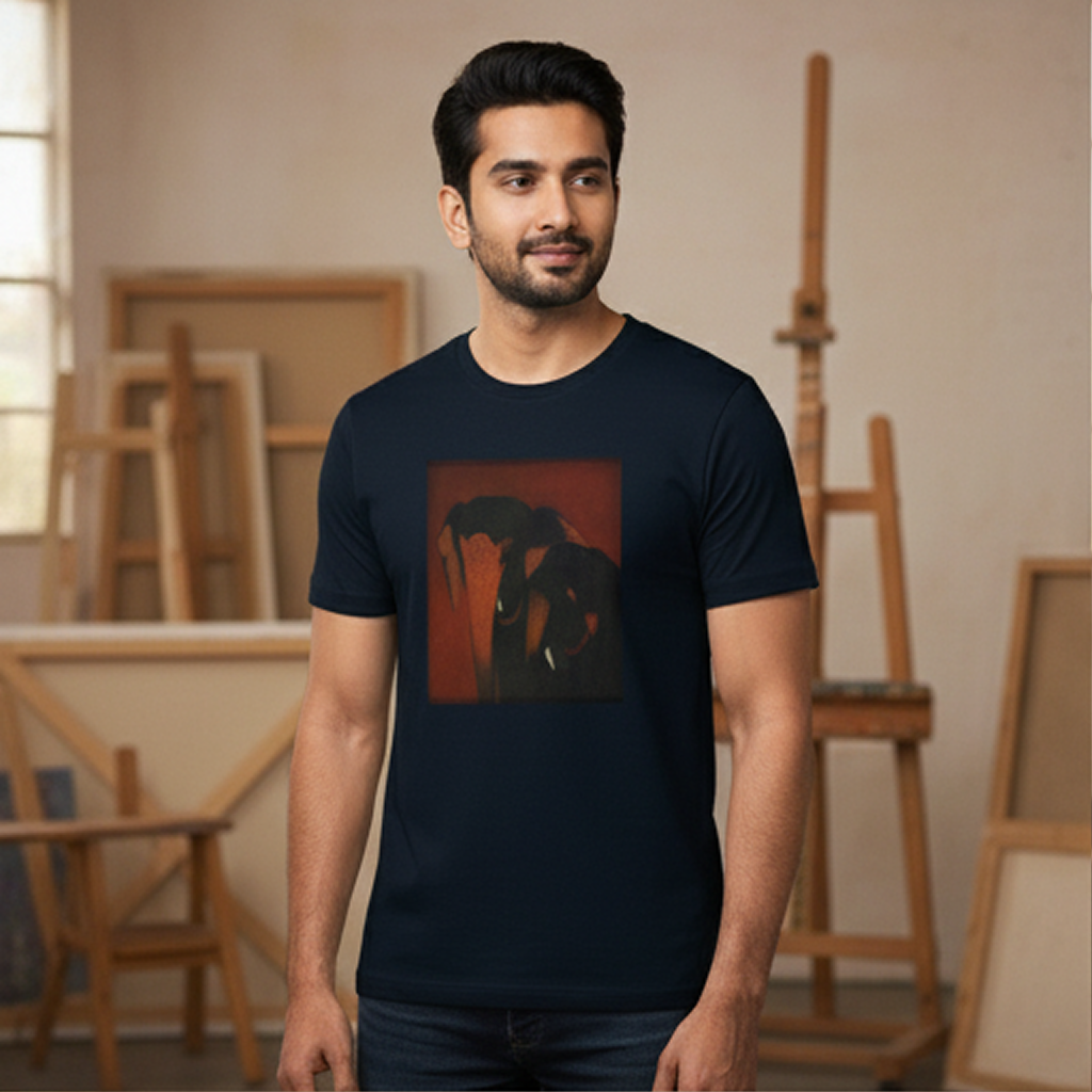 India Belongs to Me – Amrita Sher-Gil Elephant Tee