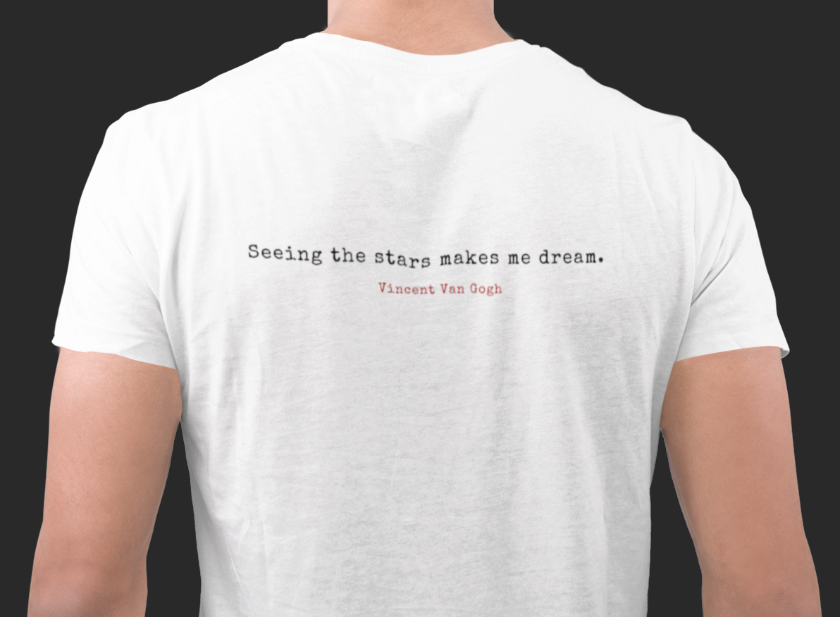 Starry Night – “Seeing the Stars” Quote Tee