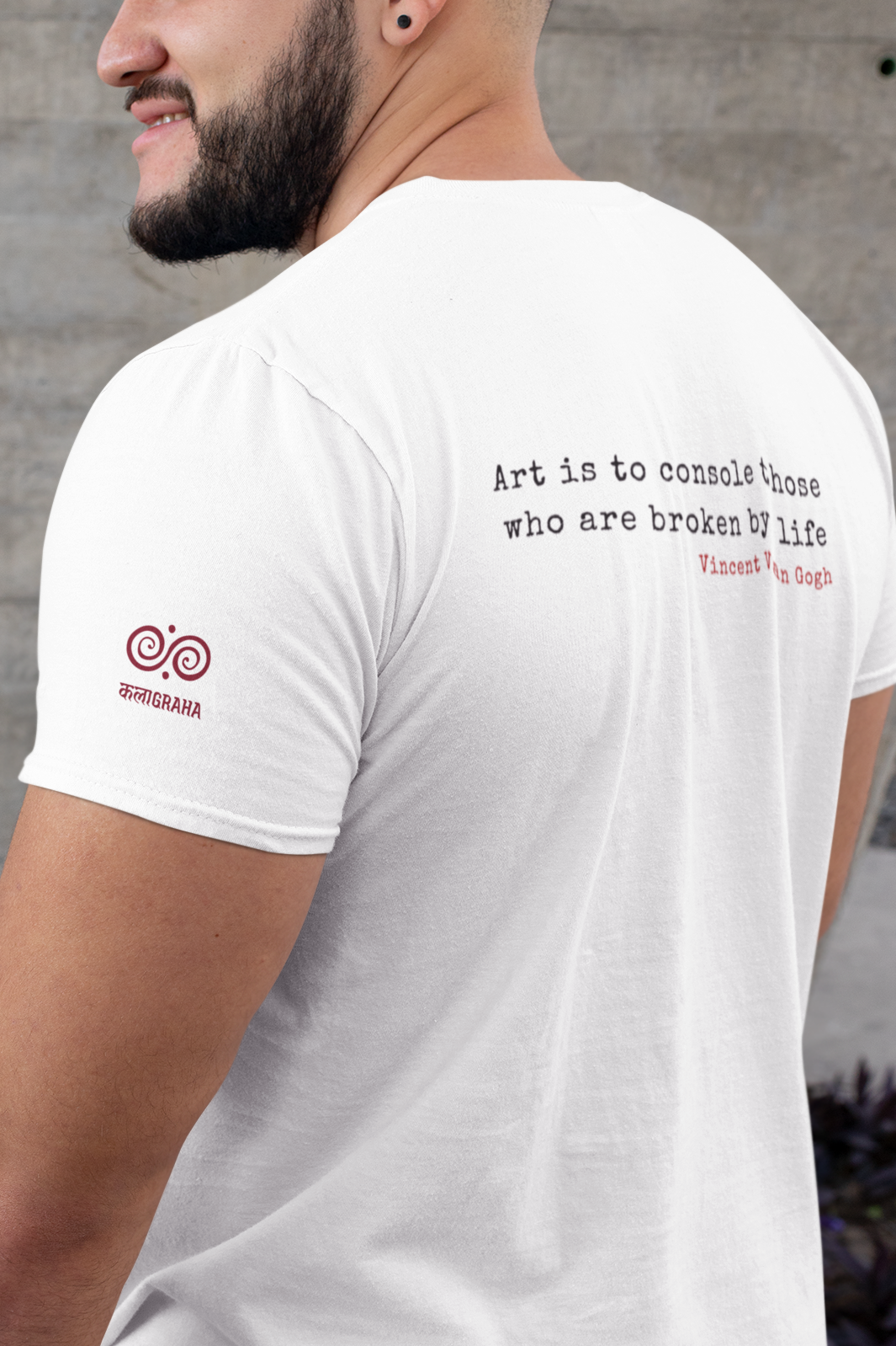 Skeleton with Cigarette – “Art is to Console” Tee